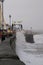 Storm Eunice, heavy seas crashing into the sea wall at bridlington, yorkshire