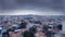 Storm Formation in the City Center in Suzano, Sao Paulo - Brazil