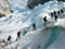 Storm of a glacier