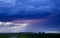 Storm Lightning Rural Canada