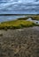 Storm at low tide