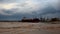 Storm on the Mediterranean Sea. Ashdod. Israel.