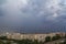 Storm over Bucharest City