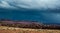 Storm over the desert in Canyonlands National Park