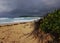 Storm over shelly beach on the New South wales Central coast.