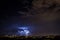 Storm rays over the city