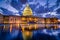 Storm rising over United States Capitol Building, Washington DC