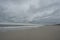 Storm rolling in on a beach in Georgia