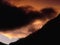 Storm`s end at sunset, San Juan Range, southwestern Colorado