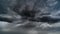 storm sky timelapse - dark dramatic clouds during thunderstorm, rain and wind, extreme weather, abstract background