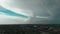 Storm tropical clouds at day time. Formation of a thunderstorm front. Wide shot