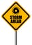 Storm warning sign