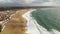 Storm waves of the Atlantic in Portugal