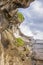 Storm waves crashing on the rocks, Bondi Australia