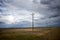 Storms clouds gathering over Wyoming grassland