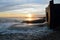 Stormwater outfall onThe Beach at Normans Bay, East Sussex UK