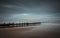 A stormy and blustery day at Blyth beach in Northumberland, as the waves batter the coast