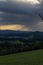 stormy cloud weather sundown landscape evening