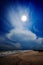 Stormy clouds formations on Vadu beach, Romania