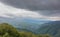 Stormy cloudscape over highlands