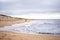 Stormy day at the beach of Angelholm, Sweden