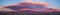 Stormy Desert Sunset - panorama view