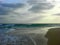 Stormy gray day on the long ocean beach, Sal Island, Cape Verde