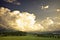 Stormy landscape cloud