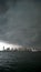 Stormy Manhattan skyline