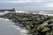 A Stormy Saltcoats Harbour in Wcotland.