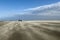 Stormy Schiermonnikoog beach