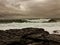 Stormy seas off the west coast of Ireland