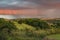 Stormy sky on Lincolnshire wolds