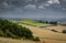 Stormy sky on Lincolnshire wolds