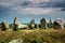 Stormy weather above Carnca`s menhir alignment