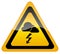 Stormy weather warning sign