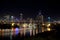 Story Bridge and Brisbane City with Boat lights