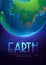 Story of the Earth poster with green planet