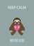 The story of one sloth. Love, wedding, honeymoon. Funny cartoon sloths in different postures set