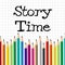 Story Time Represents Imaginative Writing And Children