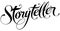 Storyteller - custom calligraphy text