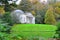 Stourhead Garden and Temple in Autumn, Wiltshire