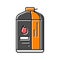 stove fuel mountaineering adventure color icon vector illustration
