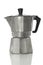 Stove top espresso maker with clipping path