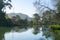 Stow Lake spring view in morning