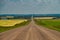 A Straight Dirt Road into the Plains