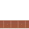 Straight guitar fretboard illustration