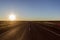 straight road on the Stuart Highway north of copper pedy, South Australia