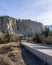 Straight road to the snow mountains in Regional District of East Kootenay Canada