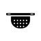 Strainer icon vector isolated on white background, Strainer sign